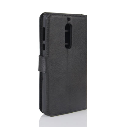 Litchi Skin Leather Stand Case with Card Slots for Nokia 5 Wallet Design Phone Accessory