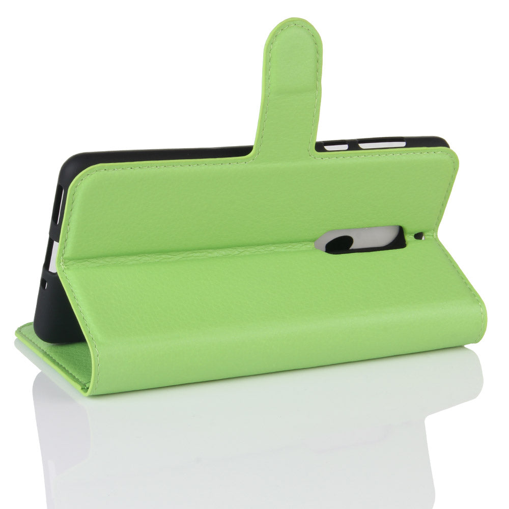 Litchi Skin Leather Stand Case with Card Slots for Nokia 5 Wallet Design Phone Accessory