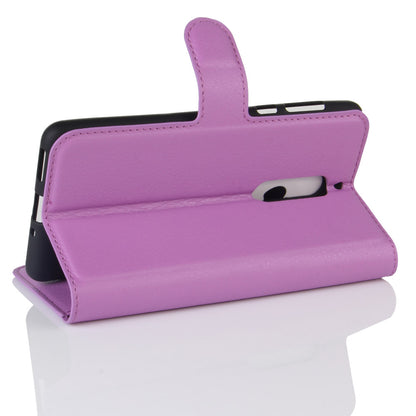 Litchi Skin Leather Stand Case with Card Slots for Nokia 5 Wallet Design Phone Accessory