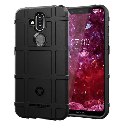 Anti-shock  Square Grid Texture TPU Shell for Nokia 8.1 / X7 (China)
