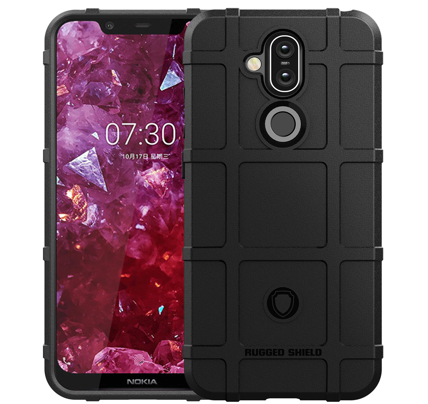 Anti-shock  Square Grid Texture TPU Shell for Nokia 8.1 / X7 (China)