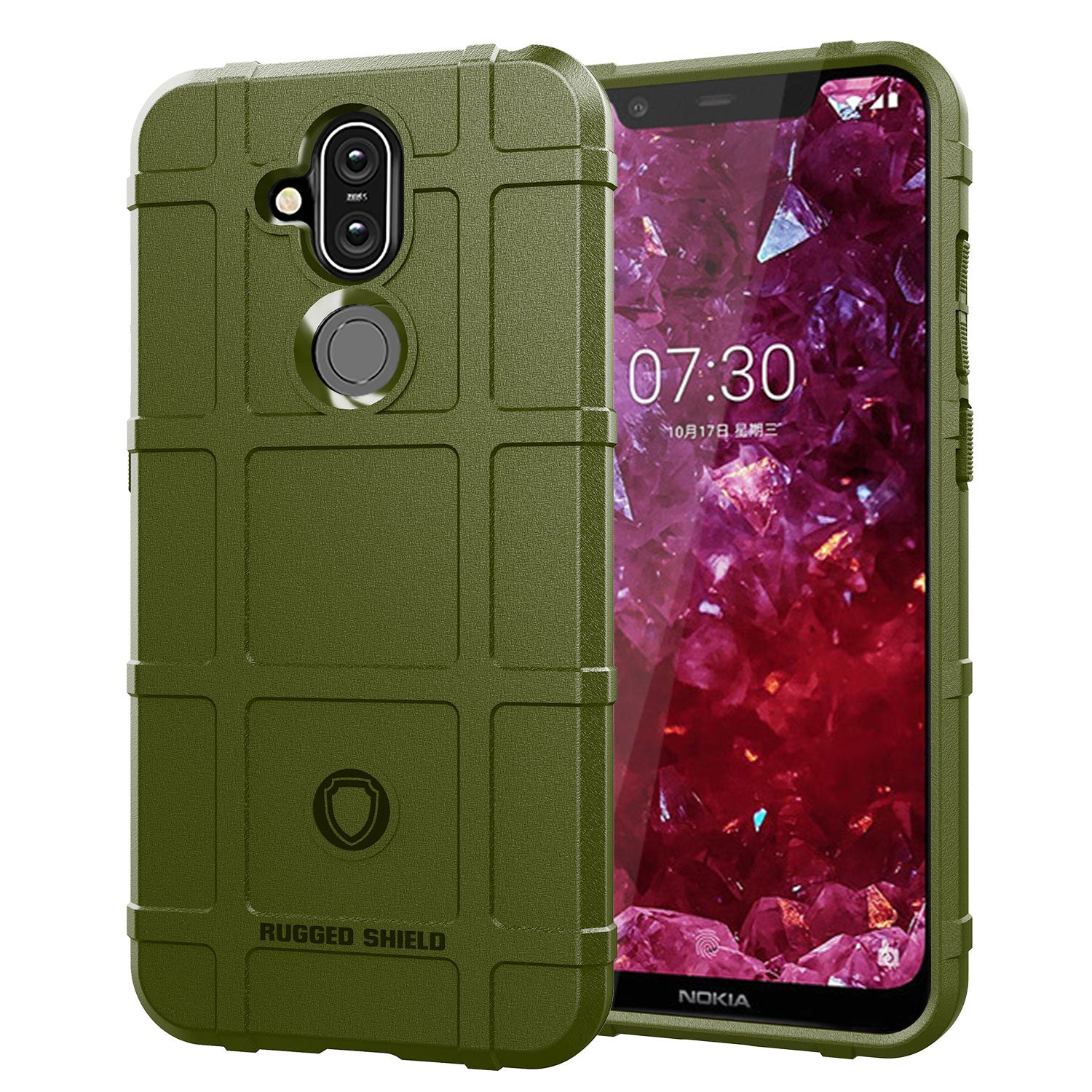 Anti-shock  Square Grid Texture TPU Shell for Nokia 8.1 / X7 (China)