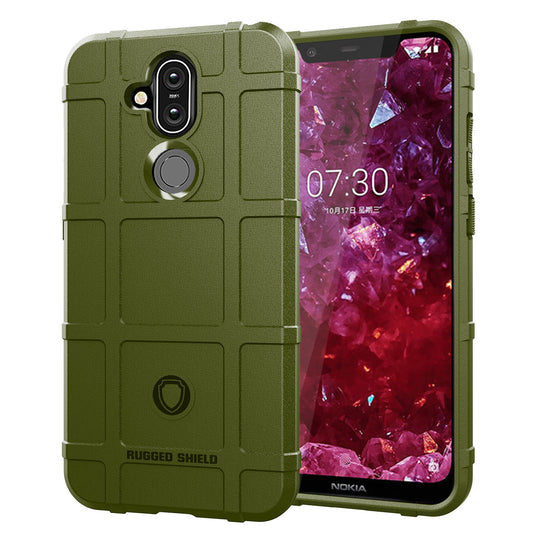 Anti-shock  Square Grid Texture TPU Shell for Nokia 8.1 / X7 (China)