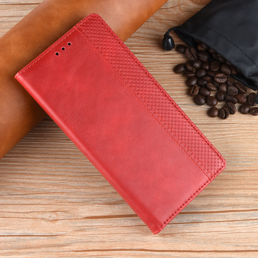 Vintage Style Leather Wallet Case for Nokia 7.1