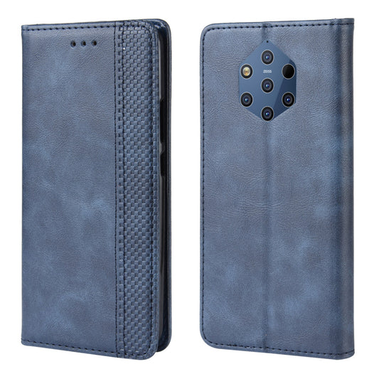Vintage Style PU Leather Wallet Phone Case for Nokia 9 PureView