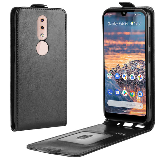 Crazy Horse Vertical Flip Leather Protective Case for Nokia 4.2
