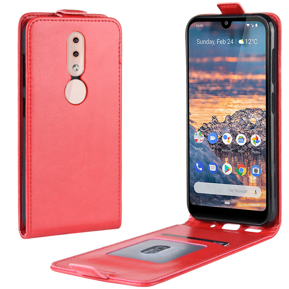 Crazy Horse Vertical Flip Leather Protective Case for Nokia 4.2