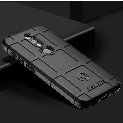 Rugged Square Grid Texture Anti-shock TPU Phone Cover for Nokia 4.2