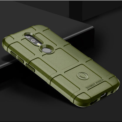 Rugged Square Grid Texture Anti-shock TPU Phone Cover for Nokia 4.2