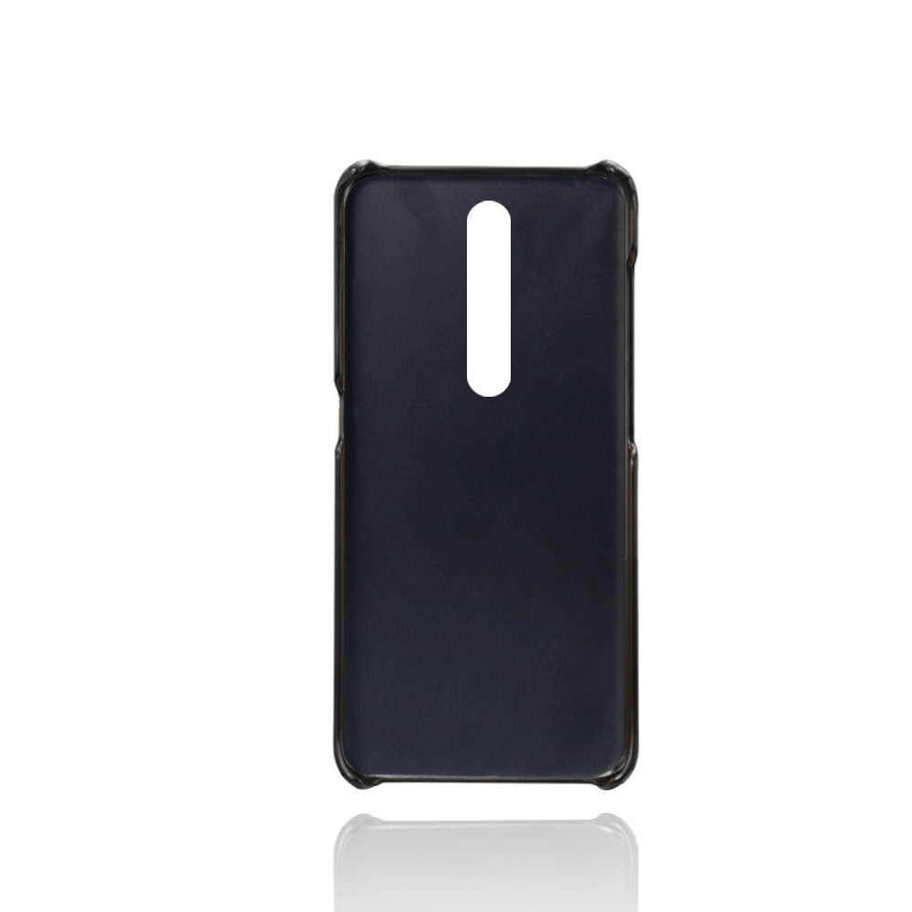 Double Card Slots PU Leather Coated PC Cell Phone Cover for Nokia 4.2