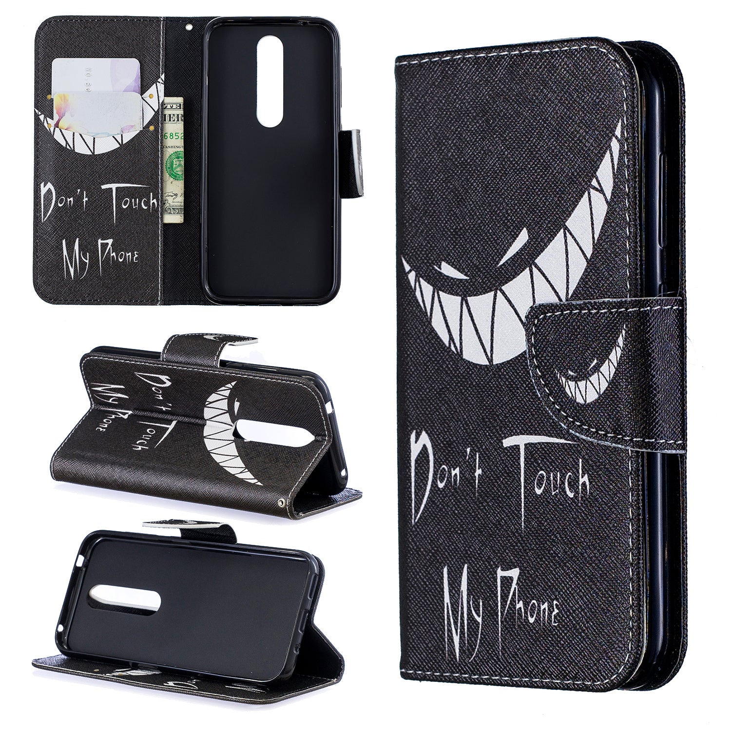 Pattern Printing PU Leather Wallet Stand Flip Cover for Nokia 4.2