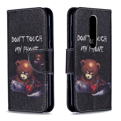 Pattern Printing PU Leather Wallet Stand Flip Cover for Nokia 4.2