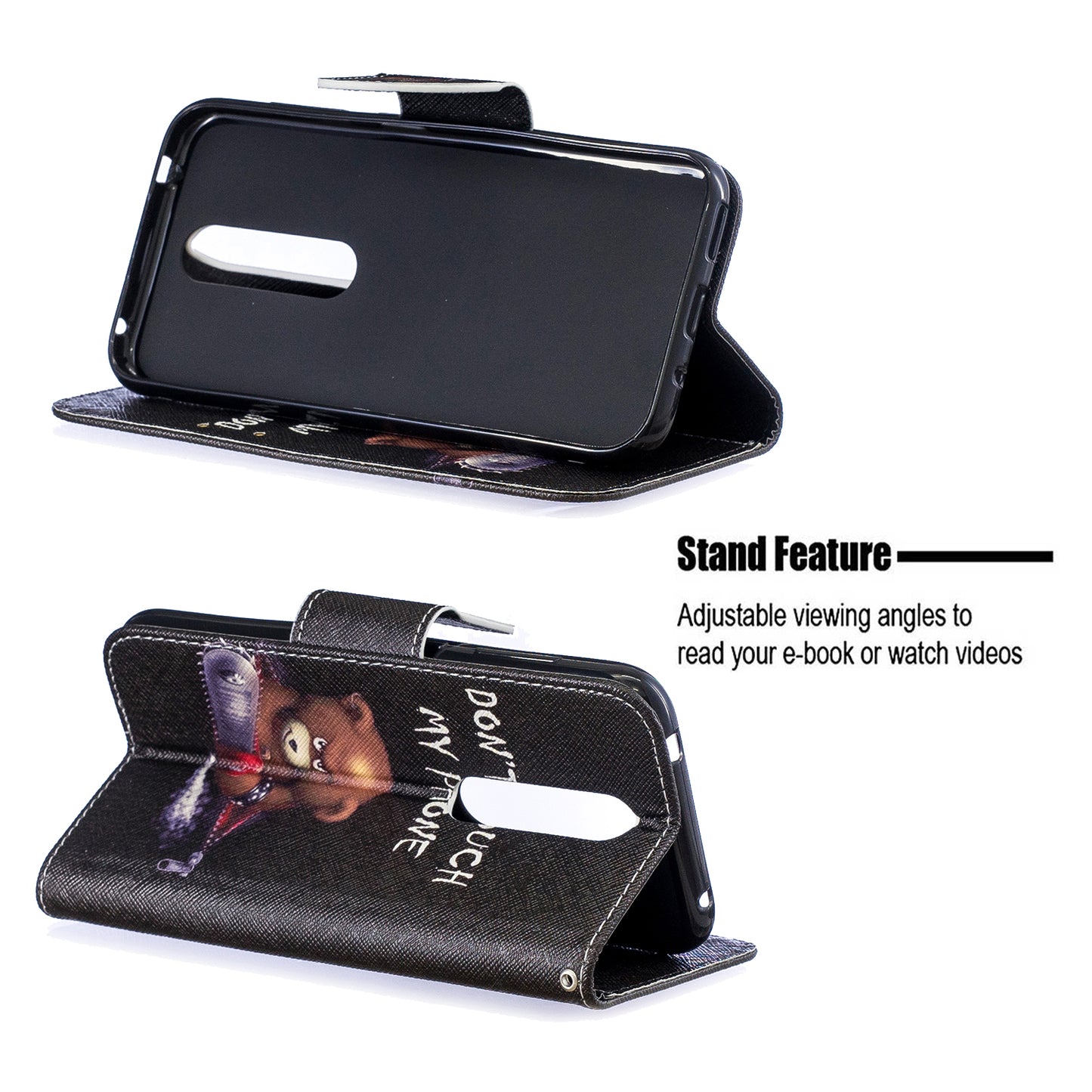 Pattern Printing PU Leather Wallet Stand Flip Cover for Nokia 4.2