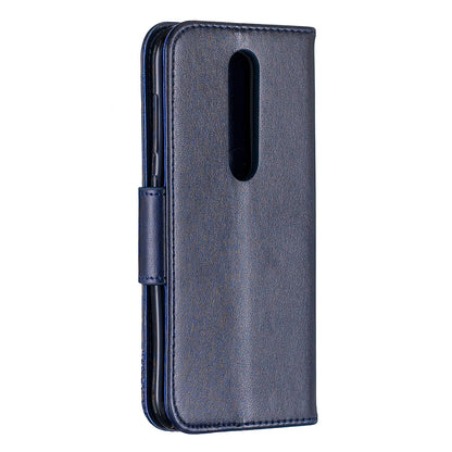 Imprint Butterfly Leather Wallet Case for Nokia 4.2