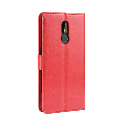 Crazy Horse Leather Wallet Stand Case for Nokia 3.2