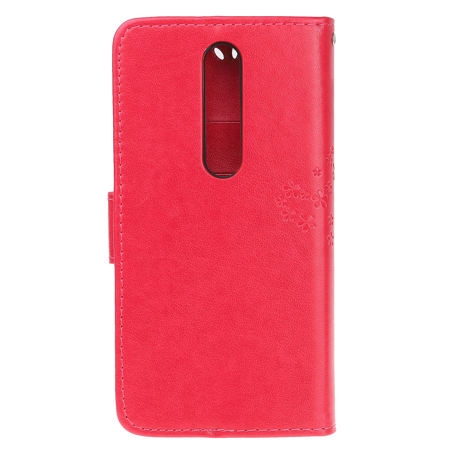 Imprint Tree Owl Leather Wallet Case for Nokia 4.2 (2019)