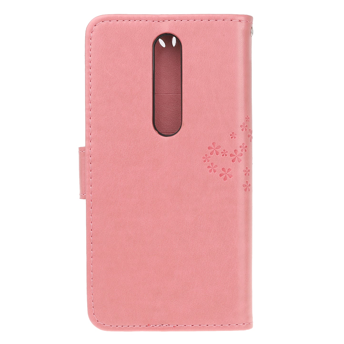 Imprint Tree Owl Leather Wallet Case for Nokia 4.2 (2019)