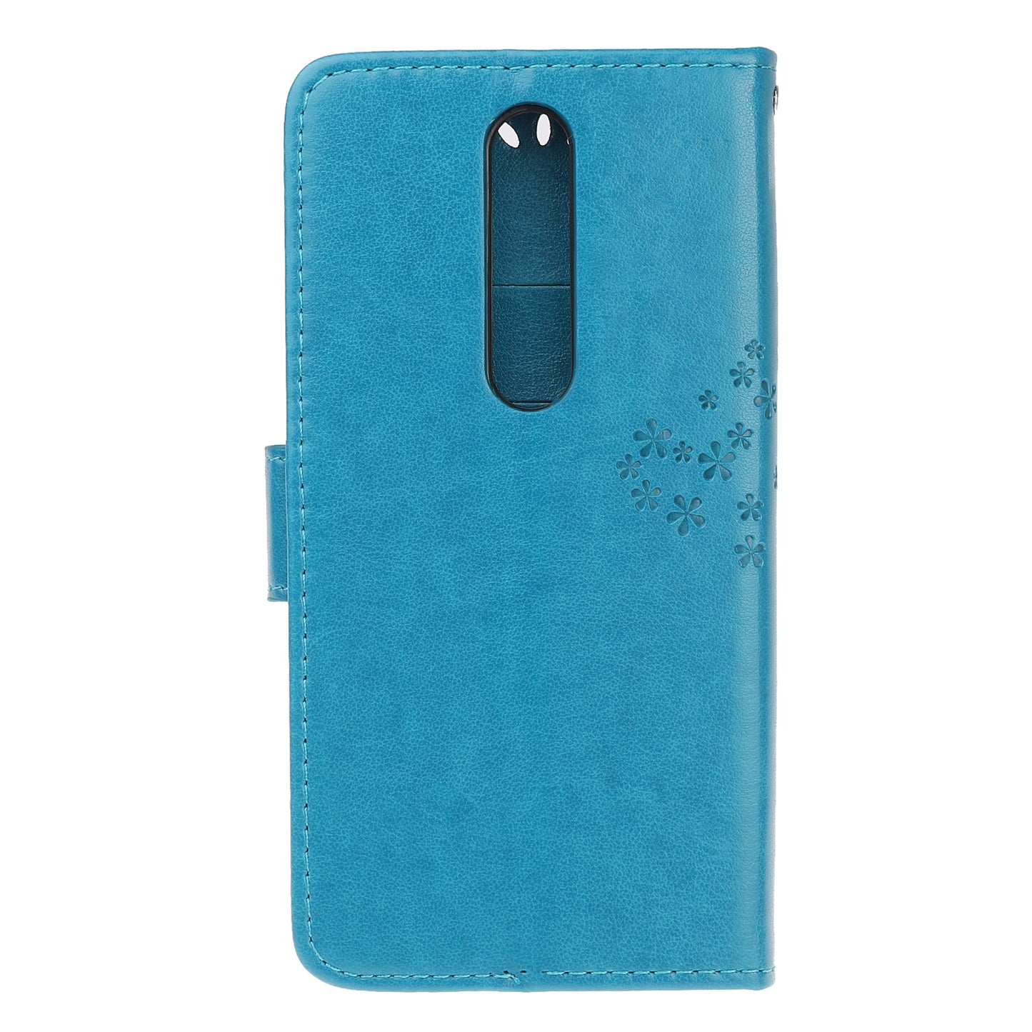 Imprint Tree Owl Leather Wallet Case for Nokia 4.2 (2019)