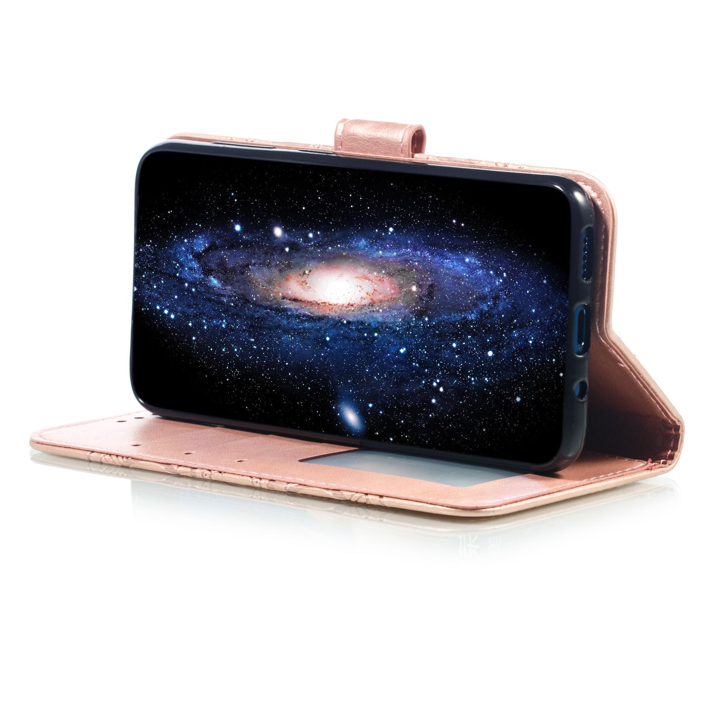 Imprint Mandala Flower Leather Wallet Case for Nokia 4.2 (2019)