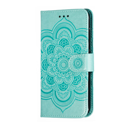 Imprint Mandala Flower Leather Wallet Case for Nokia 4.2 (2019)