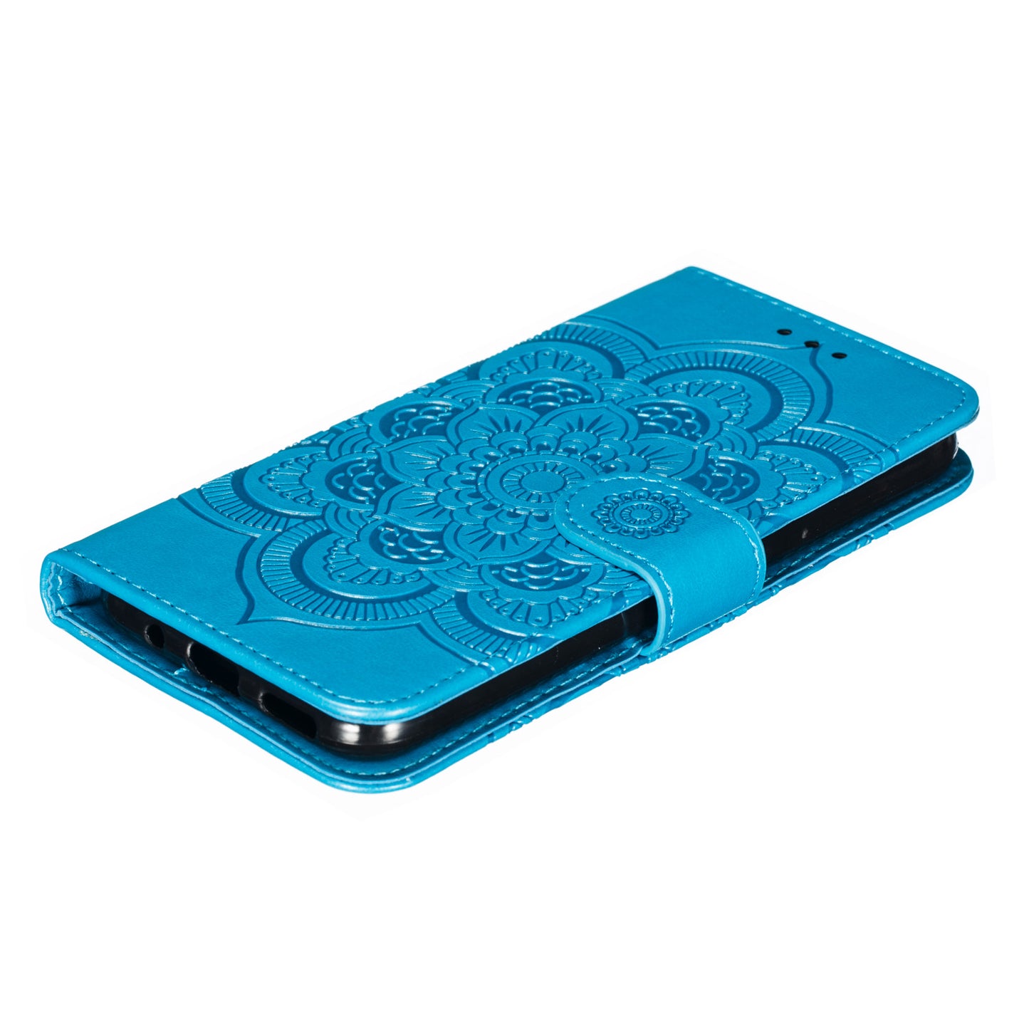 Imprint Mandala Flower Leather Wallet Case for Nokia 4.2 (2019)