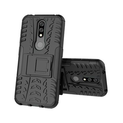 Anti-slip PC + TPU Combo Case with Kickstand for Nokia 4.2 (2019)