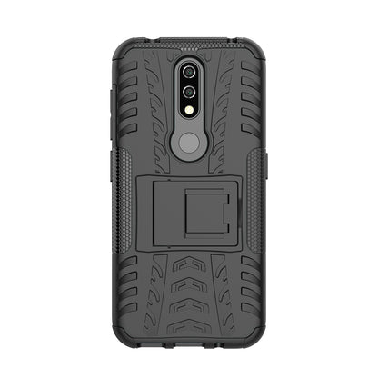Anti-slip PC + TPU Combo Case with Kickstand for Nokia 4.2 (2019)