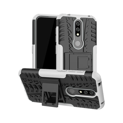 Anti-slip PC + TPU Combo Case with Kickstand for Nokia 4.2 (2019)