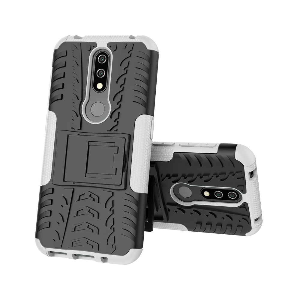 Anti-slip PC + TPU Combo Case with Kickstand for Nokia 4.2 (2019)