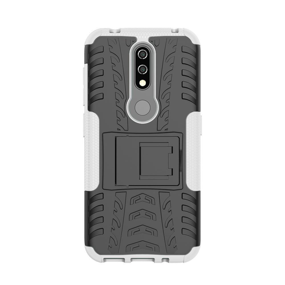 Anti-slip PC + TPU Combo Case with Kickstand for Nokia 4.2 (2019)