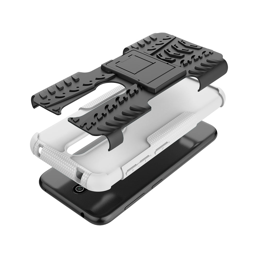 Anti-slip PC + TPU Combo Case with Kickstand for Nokia 4.2 (2019)