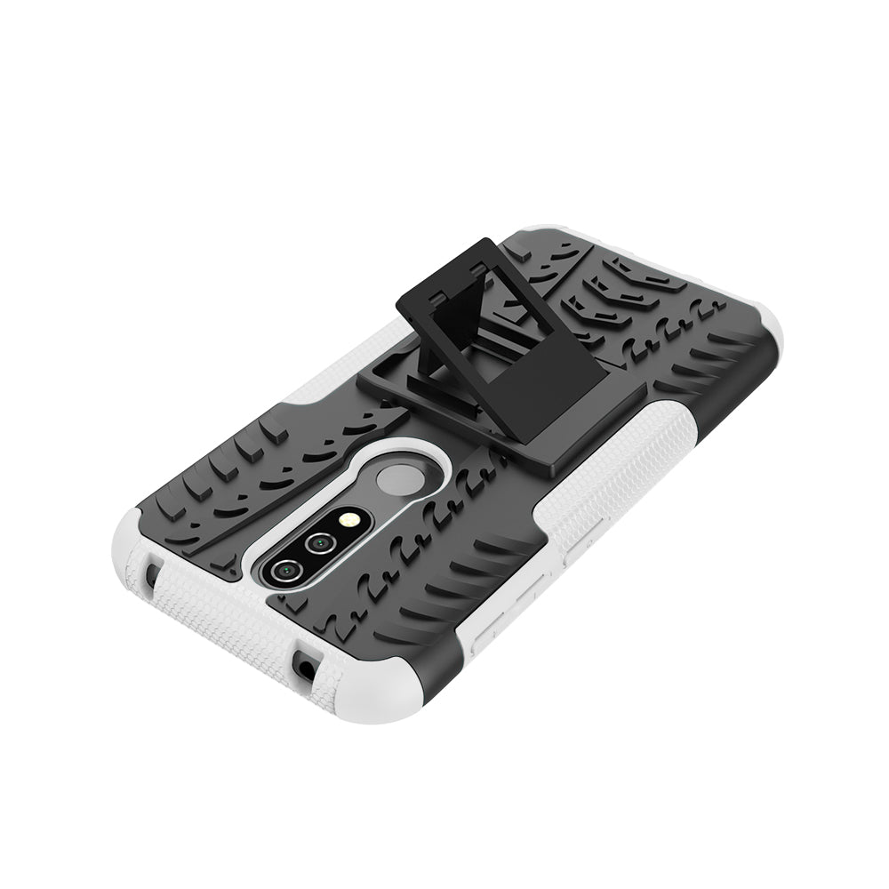Anti-slip PC + TPU Combo Case with Kickstand for Nokia 4.2 (2019)