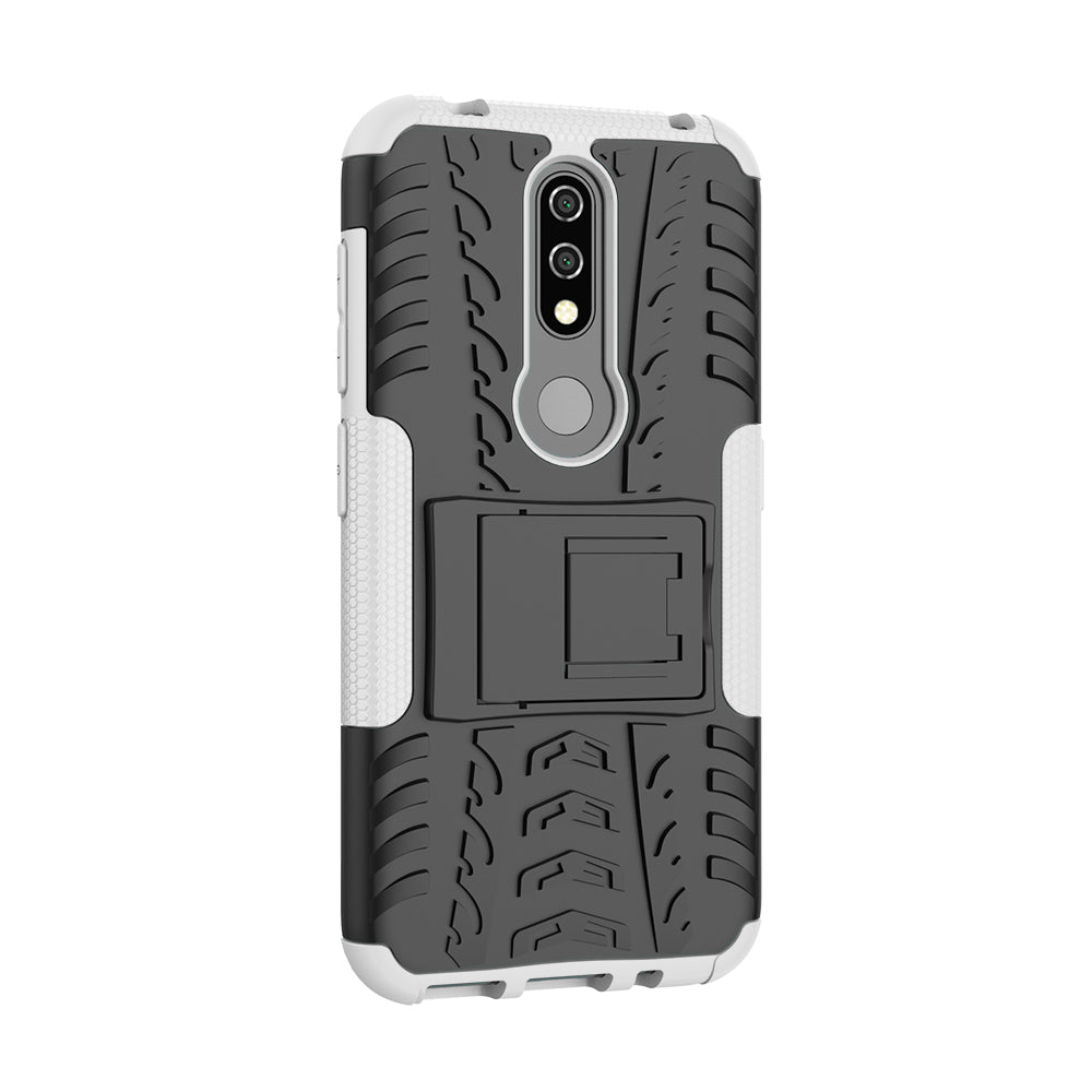 Anti-slip PC + TPU Combo Case with Kickstand for Nokia 4.2 (2019)