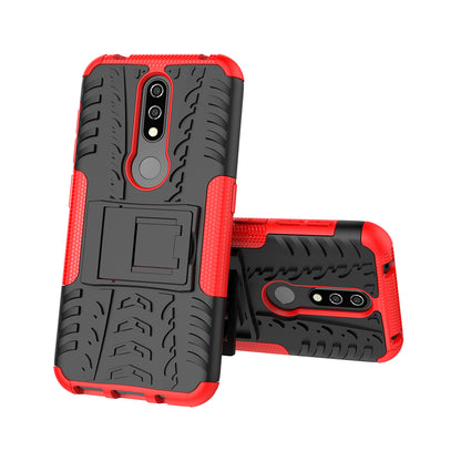 Anti-slip PC + TPU Combo Case with Kickstand for Nokia 4.2 (2019)