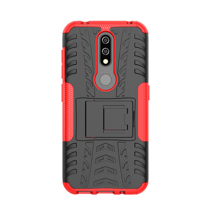 Anti-slip PC + TPU Combo Case with Kickstand for Nokia 4.2 (2019)
