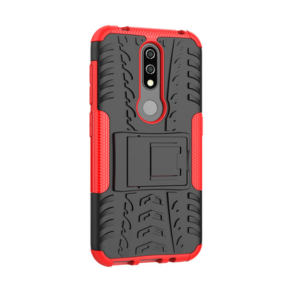Anti-slip PC + TPU Combo Case with Kickstand for Nokia 4.2 (2019)