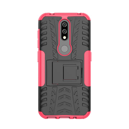 Anti-slip PC + TPU Combo Case with Kickstand for Nokia 4.2 (2019)
