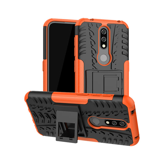 Anti-slip PC + TPU Combo Case with Kickstand for Nokia 4.2 (2019)