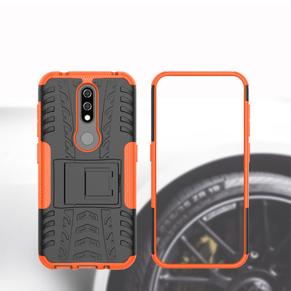 Anti-slip PC + TPU Combo Case with Kickstand for Nokia 4.2 (2019)