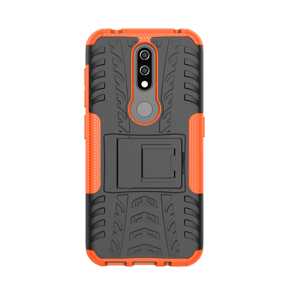 Anti-slip PC + TPU Combo Case with Kickstand for Nokia 4.2 (2019)