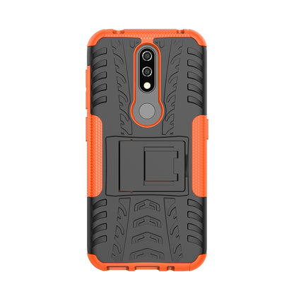 Anti-slip PC + TPU Combo Case with Kickstand for Nokia 4.2 (2019)