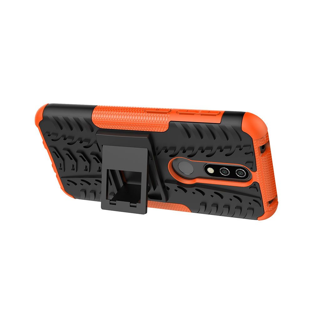 Anti-slip PC + TPU Combo Case with Kickstand for Nokia 4.2 (2019)