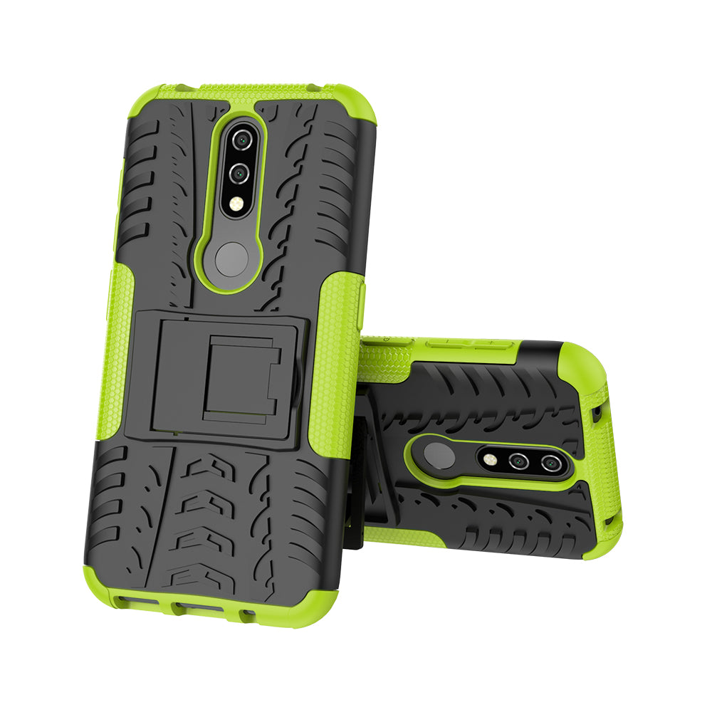 Anti-slip PC + TPU Combo Case with Kickstand for Nokia 4.2 (2019)