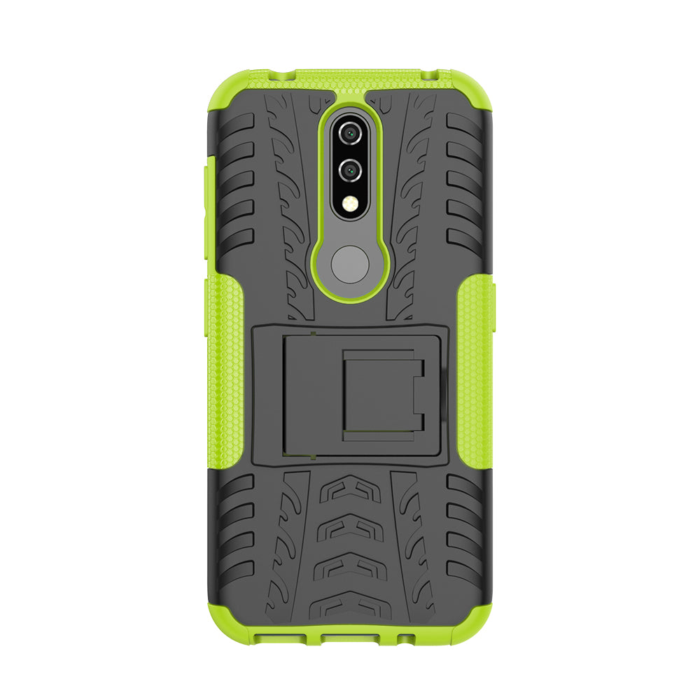 Anti-slip PC + TPU Combo Case with Kickstand for Nokia 4.2 (2019)