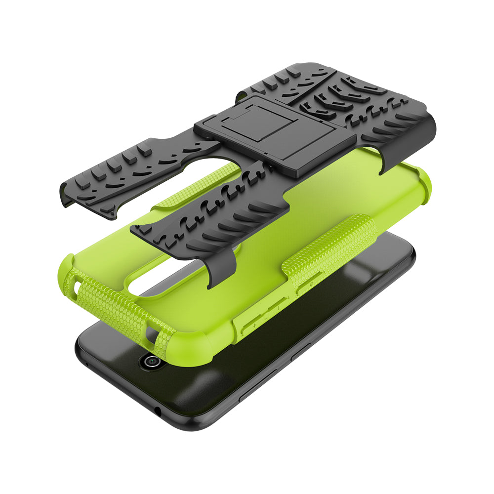 Anti-slip PC + TPU Combo Case with Kickstand for Nokia 4.2 (2019)