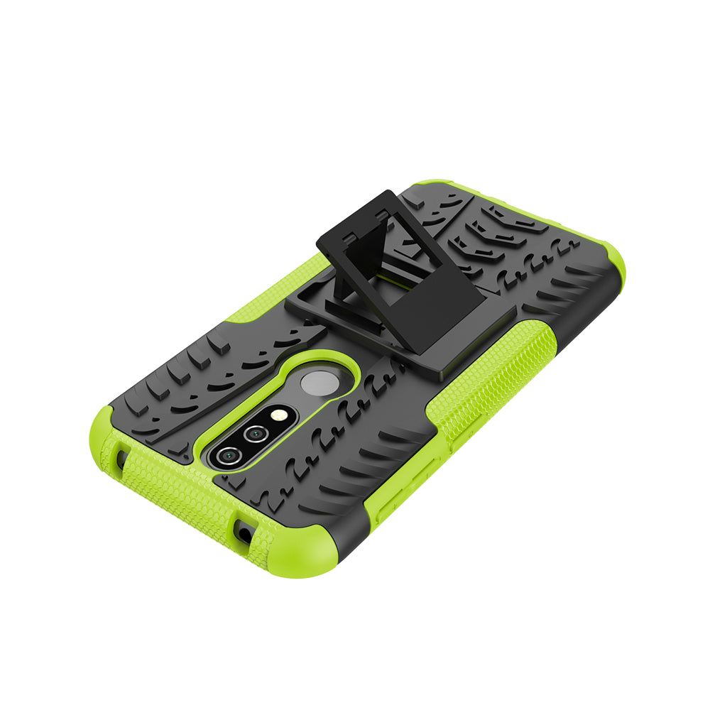 Anti-slip PC + TPU Combo Case with Kickstand for Nokia 4.2 (2019)