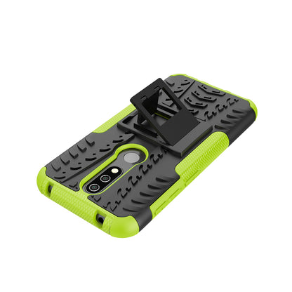 Anti-slip PC + TPU Combo Case with Kickstand for Nokia 4.2 (2019)