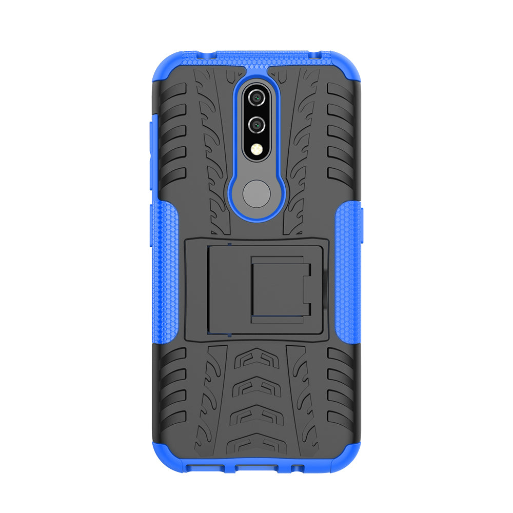 Anti-slip PC + TPU Combo Case with Kickstand for Nokia 4.2 (2019)