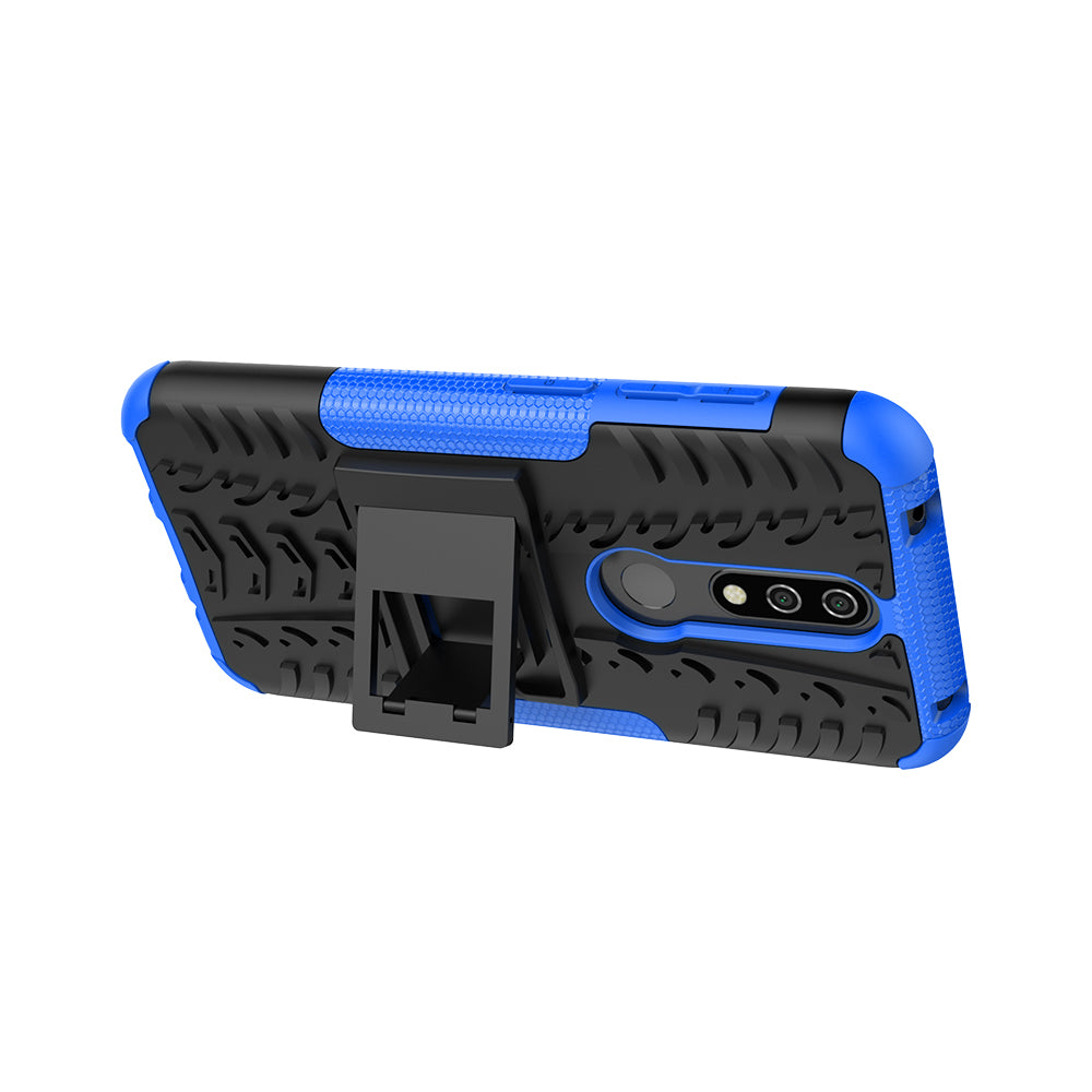Anti-slip PC + TPU Combo Case with Kickstand for Nokia 4.2 (2019)