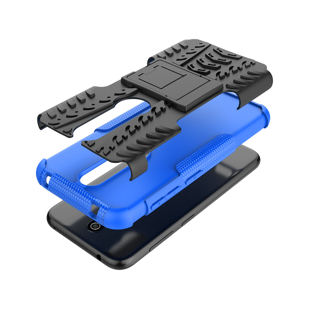 Anti-slip PC + TPU Combo Case with Kickstand for Nokia 4.2 (2019)